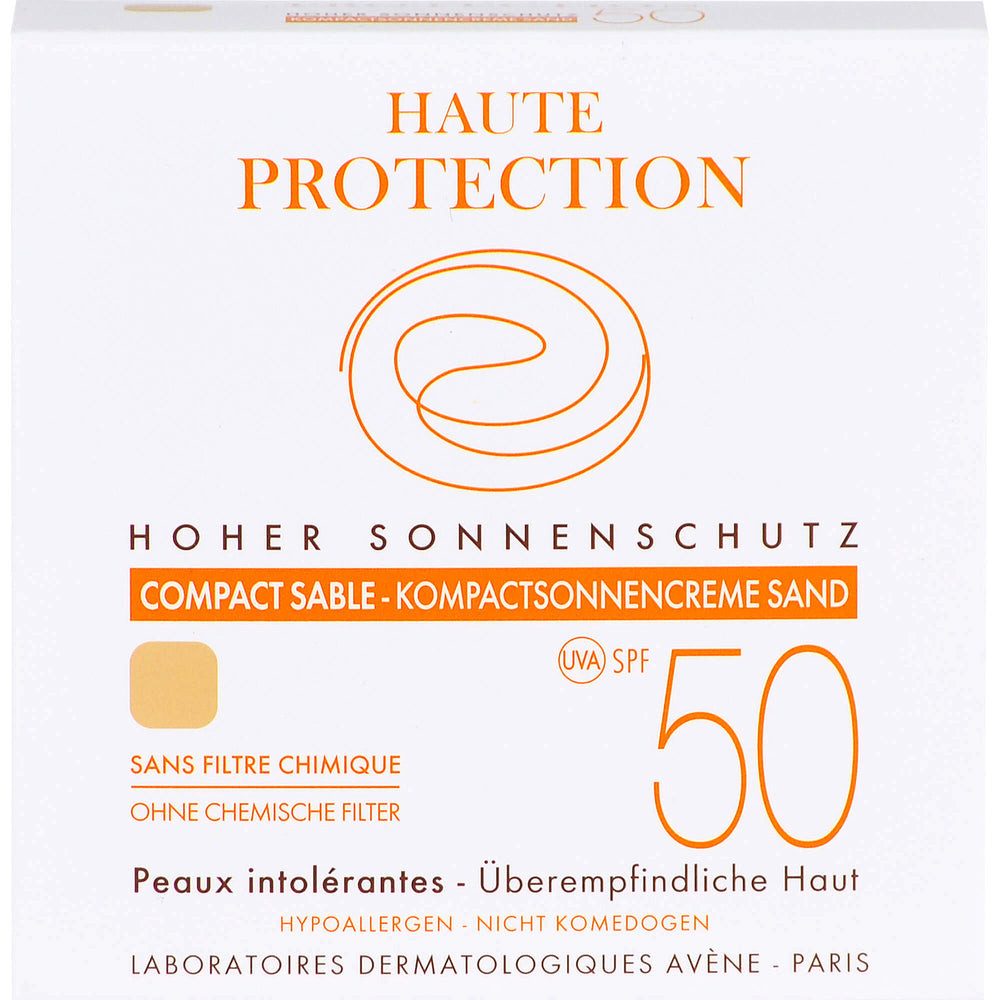 Sonnenschutzcreme Kompaktsonnencreme Sand SPF 50