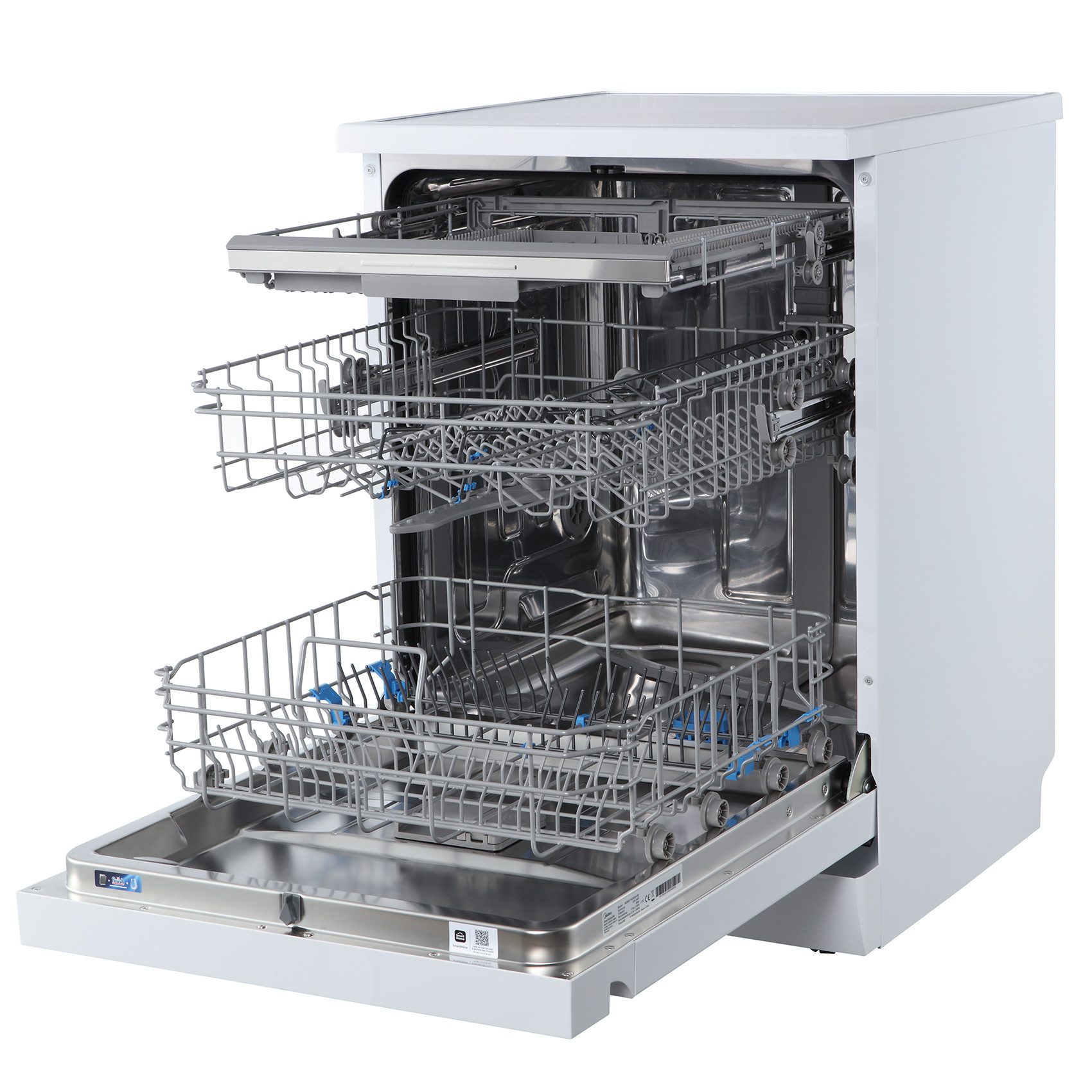 Midea Standgeschirrspüler MDWEF1433DW-WE, 14 Maßgedecke