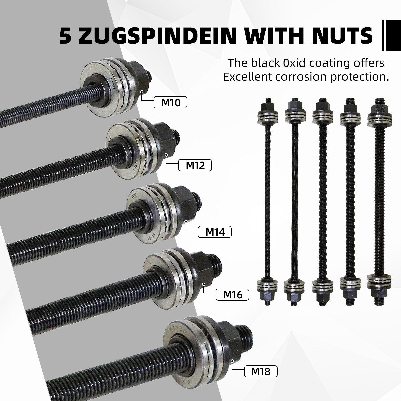CCLIFE Multitool Lager Abzieher Ausdrücker Werkzeug, (27 St) – Bild 4 von 5