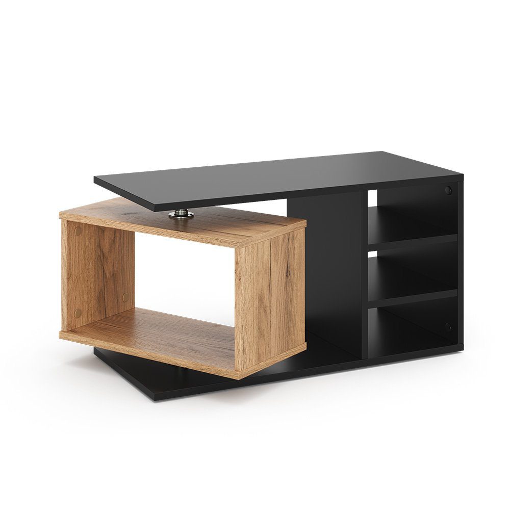 Vicco Couchtisch Rafi, Schwarz/Eiche, 88 x günstig online kaufen