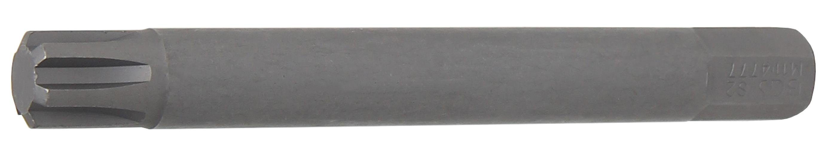 BGS technic Bit-Schraubendreher Bit, Länge 100 mm, Antrieb Außensechskant 10 mm (3/8), Keil-Profil (für RIBE) M11 | Schraubendreher