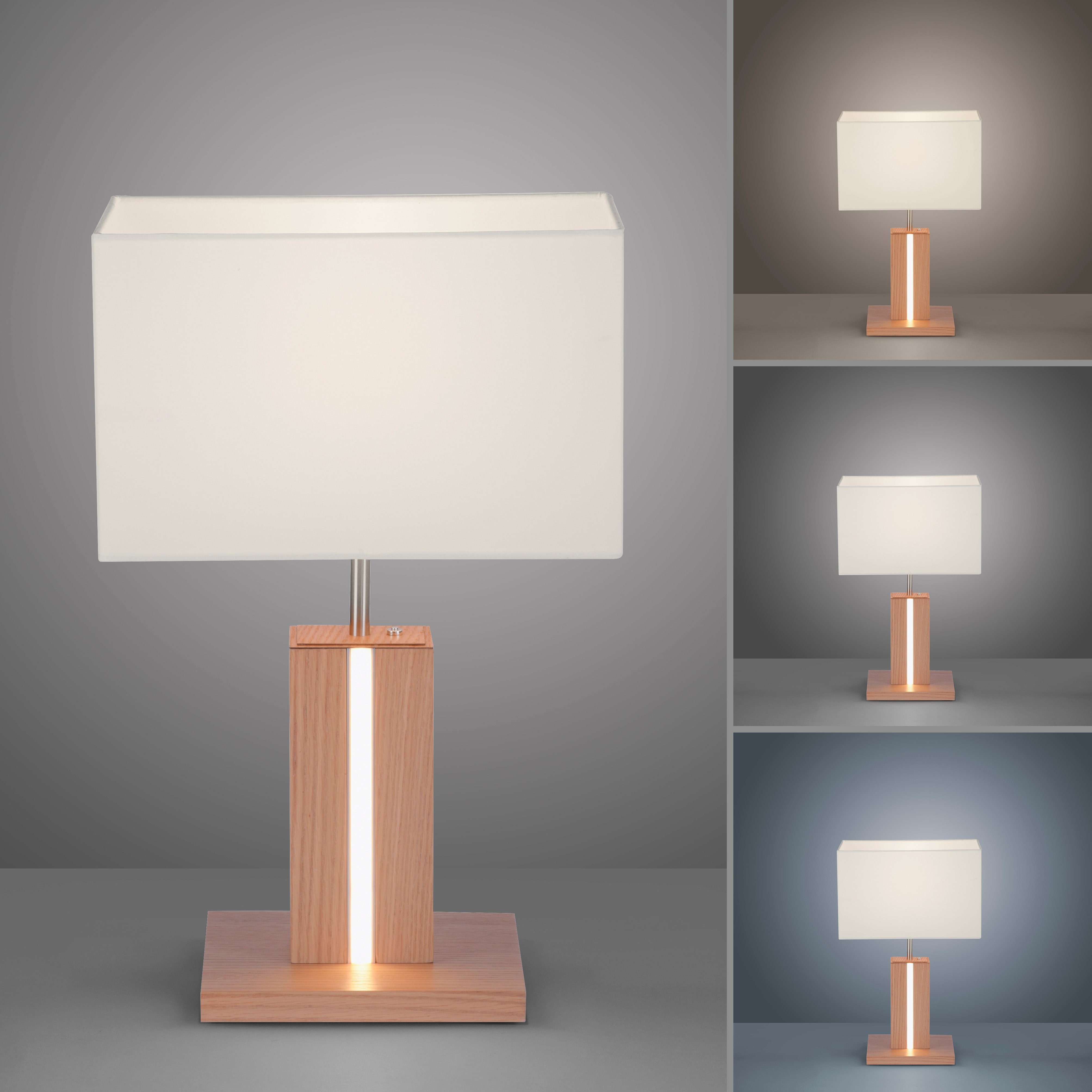 JUST LIGHT Nachttischlampe AMANDA, LED fest günstig online kaufen
