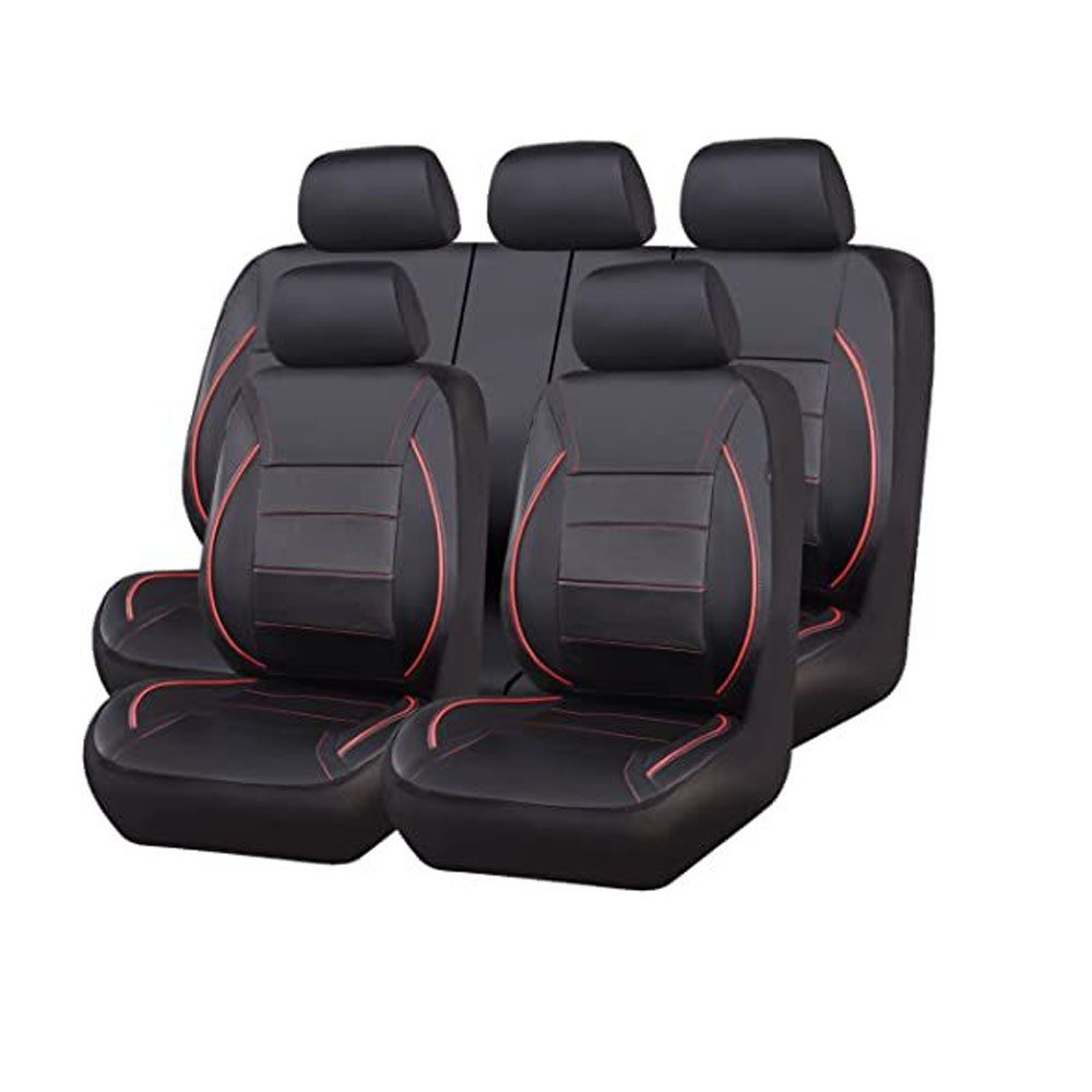 GarveeMore Autositzbezug Universal 9 Stück Autositzbedeckungen Vollständiges Set 5-Sitz
