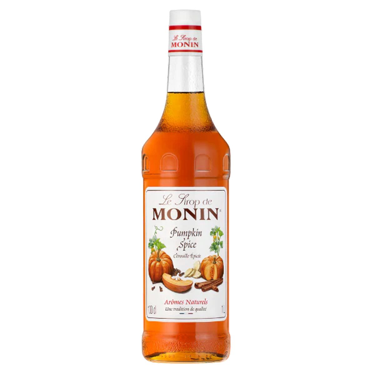 MONIN Getränke-Sirup, Monin Pumpkin Spice Sirup ideal für Kaffeegetränke 1000ml