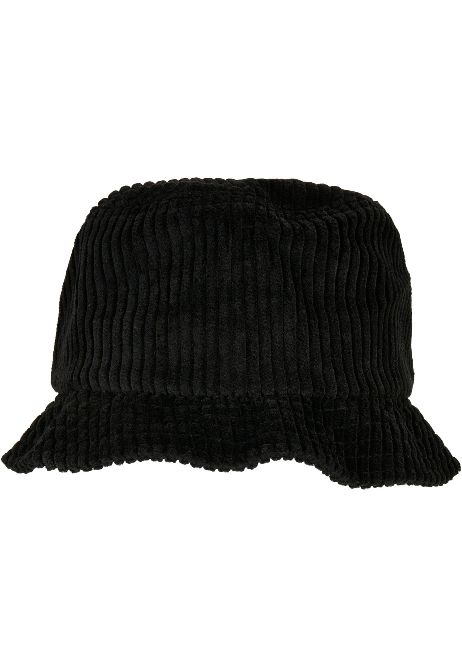 Hat black Corduroy Flex Accessoires Cap Bucket Flexfit Big