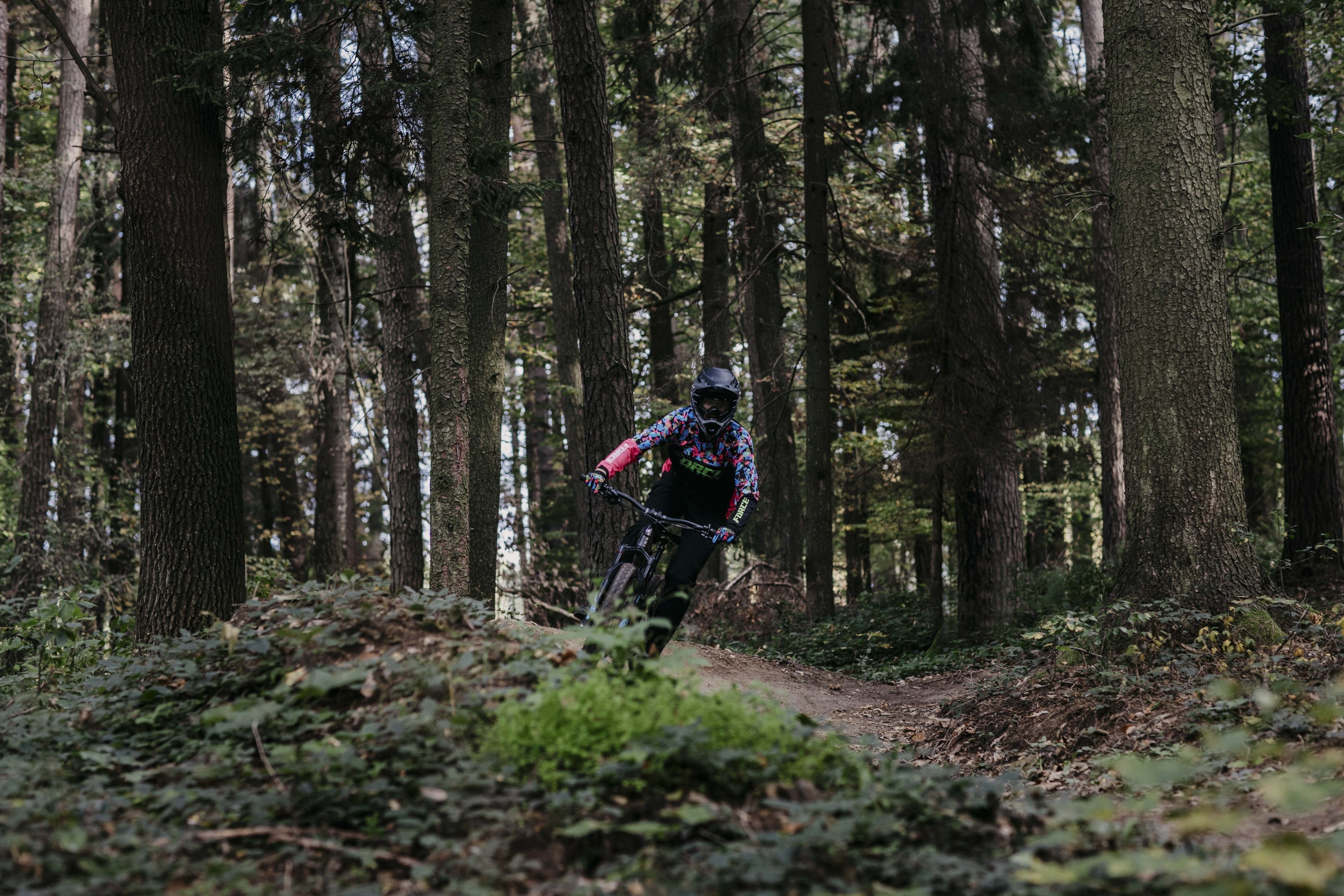 FORCE Radtrikot Force MTB Jersey Downhill Trikot Reckless Pink günstig online kaufen