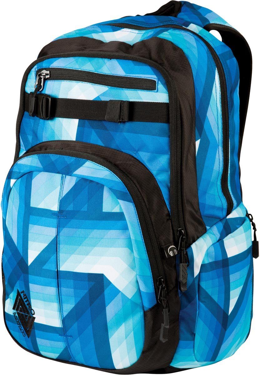 NITRO Schulrucksack Chase, Alltagsrucksack, Schule, und Freizeit, Arbeit für ocean Reise geo Rucksack