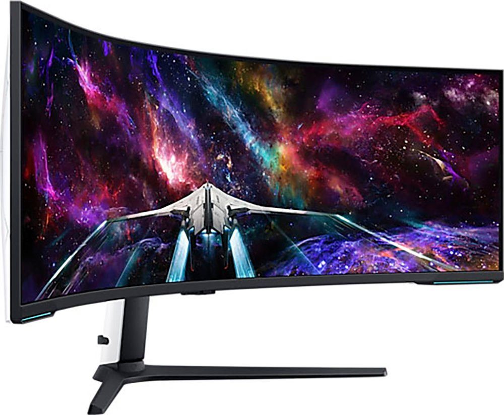 Samsung Odyssey Neo G9 S57CG954NU Curved-Gaming-LED-Monitor (144 cm/57 ", 7680 x 2160 px, 4K+ Ultra HD, 1 ms Reaktionszeit, 240 Hz, VA LED, 1ms (G/G)