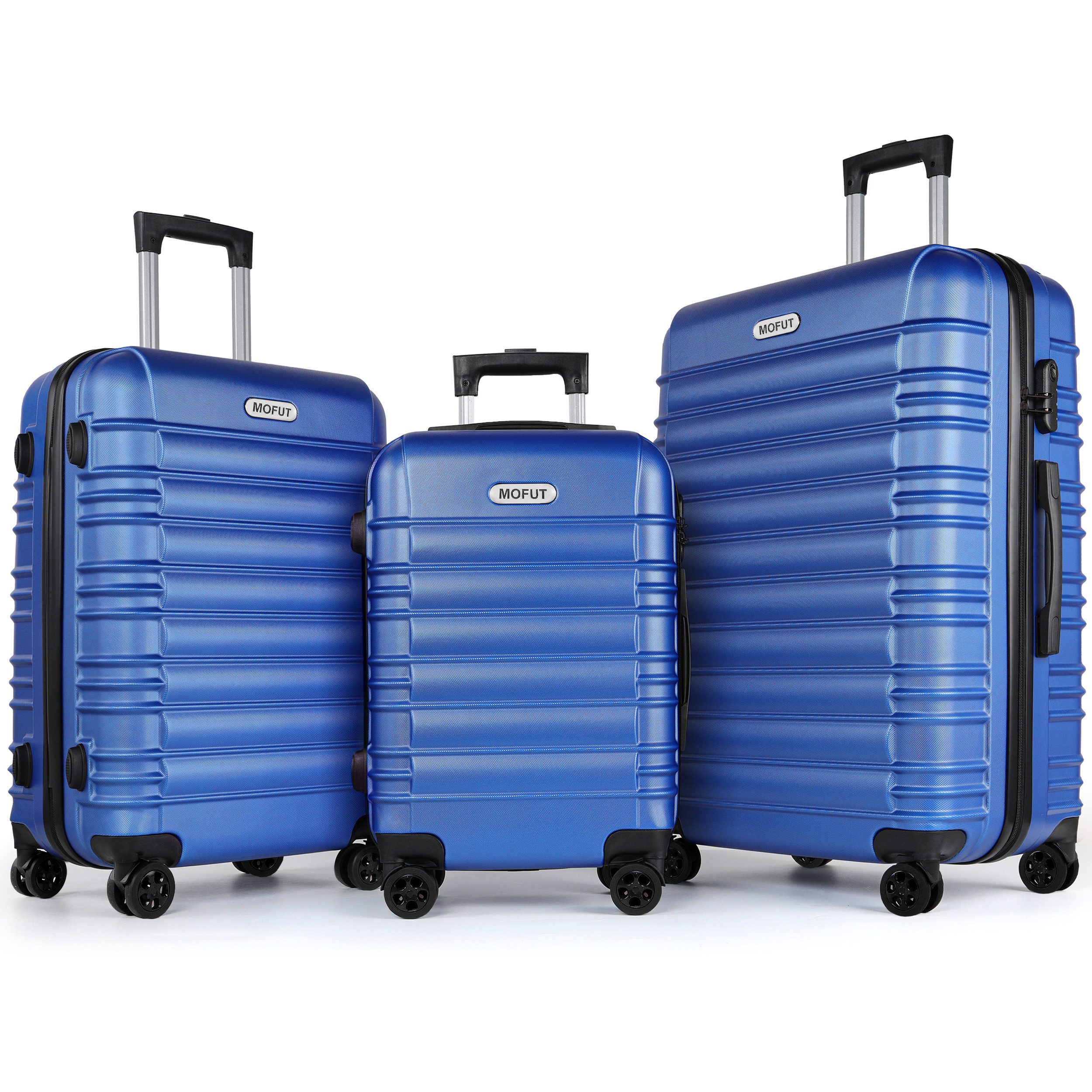 Kofferset Kofferset Reisekoffer 4 Zwillingsrollen Hartschale Trolley Koffer
