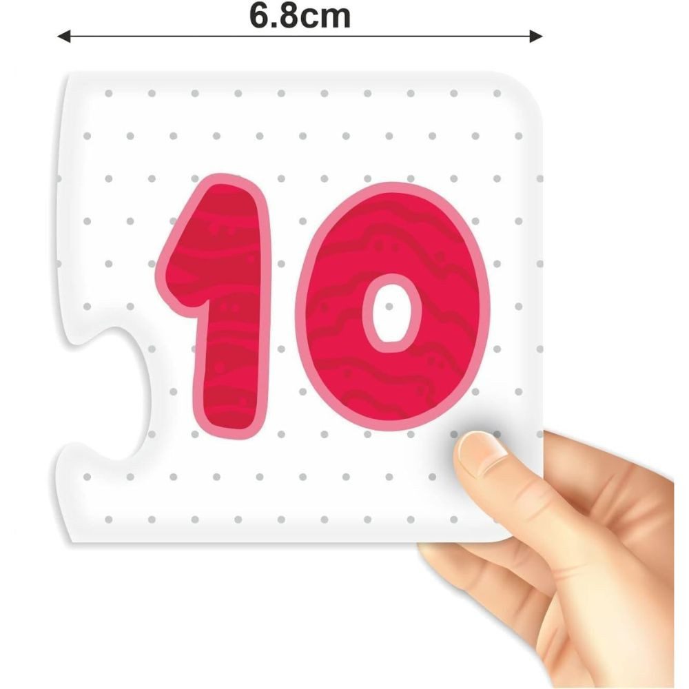 Webby Toys Puzzle Montessori Lernpuzzle-Set – 2 Teile – Interaktives Kinder günstig online kaufen