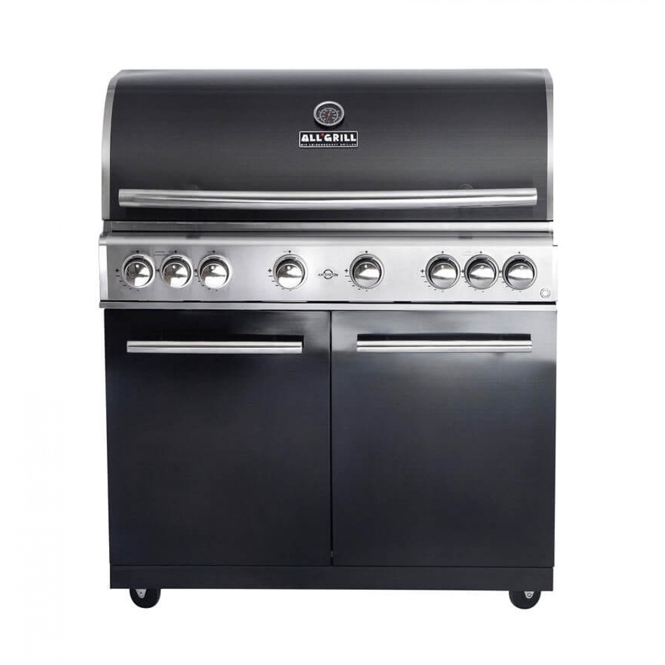 All Grill Gasgrill ALLGRILL Gasgrill CHEF XL BLACK Modular Grundmodell 6 Brenner