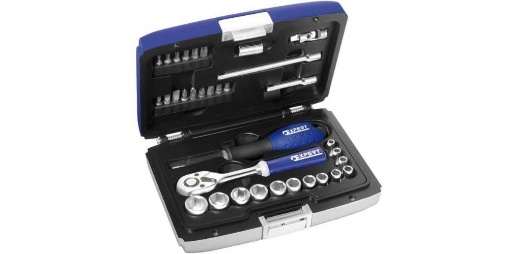 Expert Ratsche Steckdosen & Ratsche 1/4''