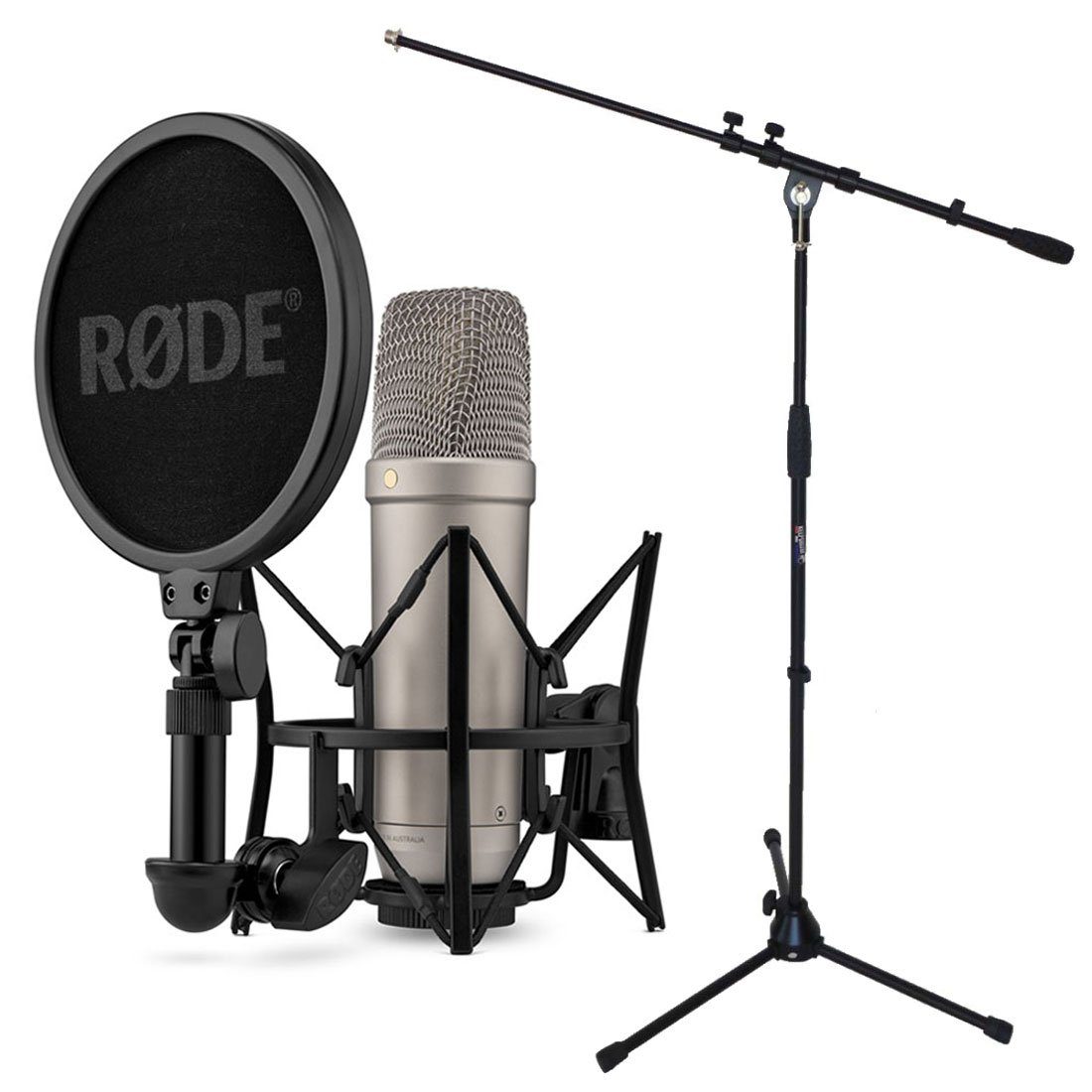 RODE Microphones Mikrofon Rode NT1 5th Generation XLR USB Mikrofon mit  Stativ