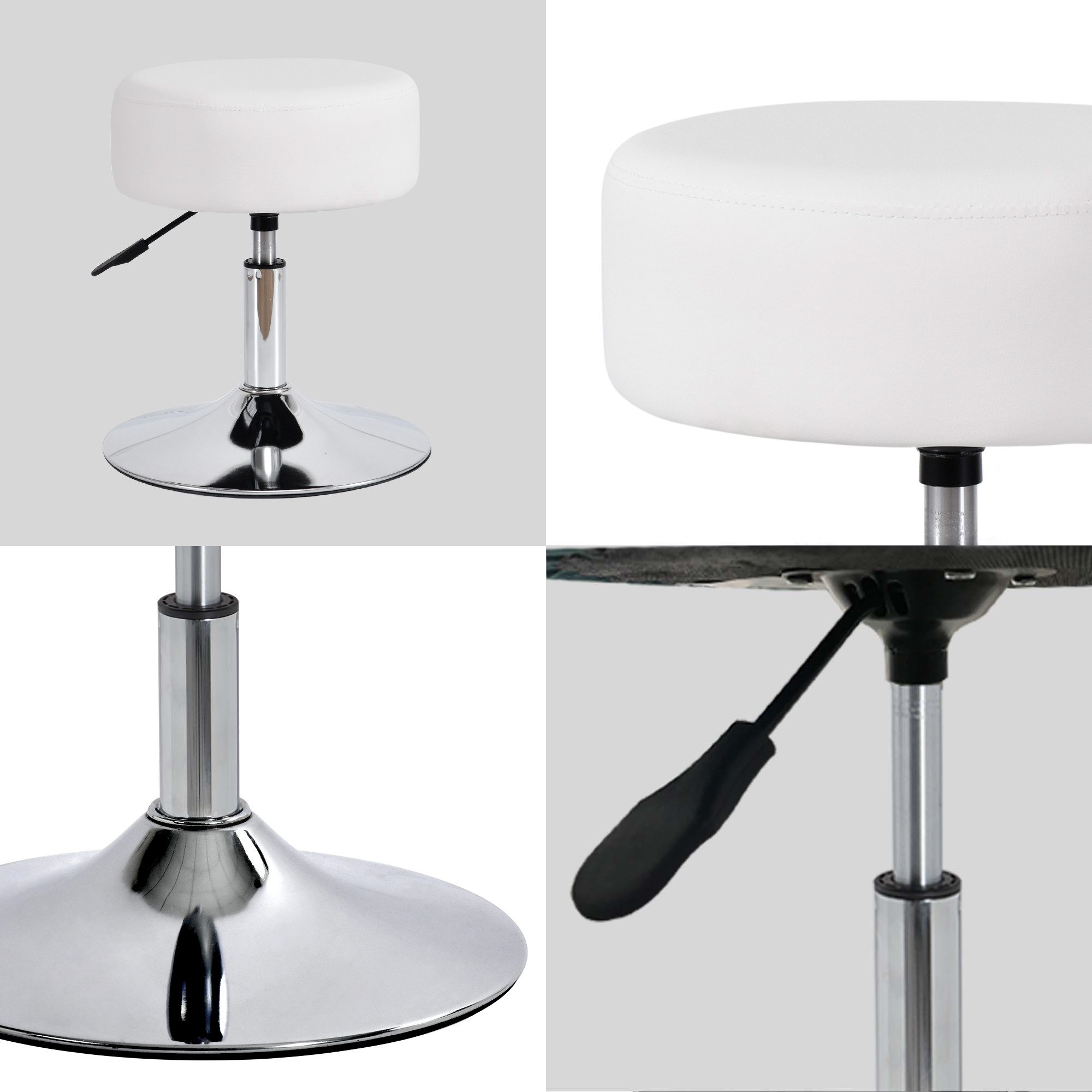 Duhome Hocker, Drehhocker Sitzhocker Rund Rollhocker günstig online kaufen