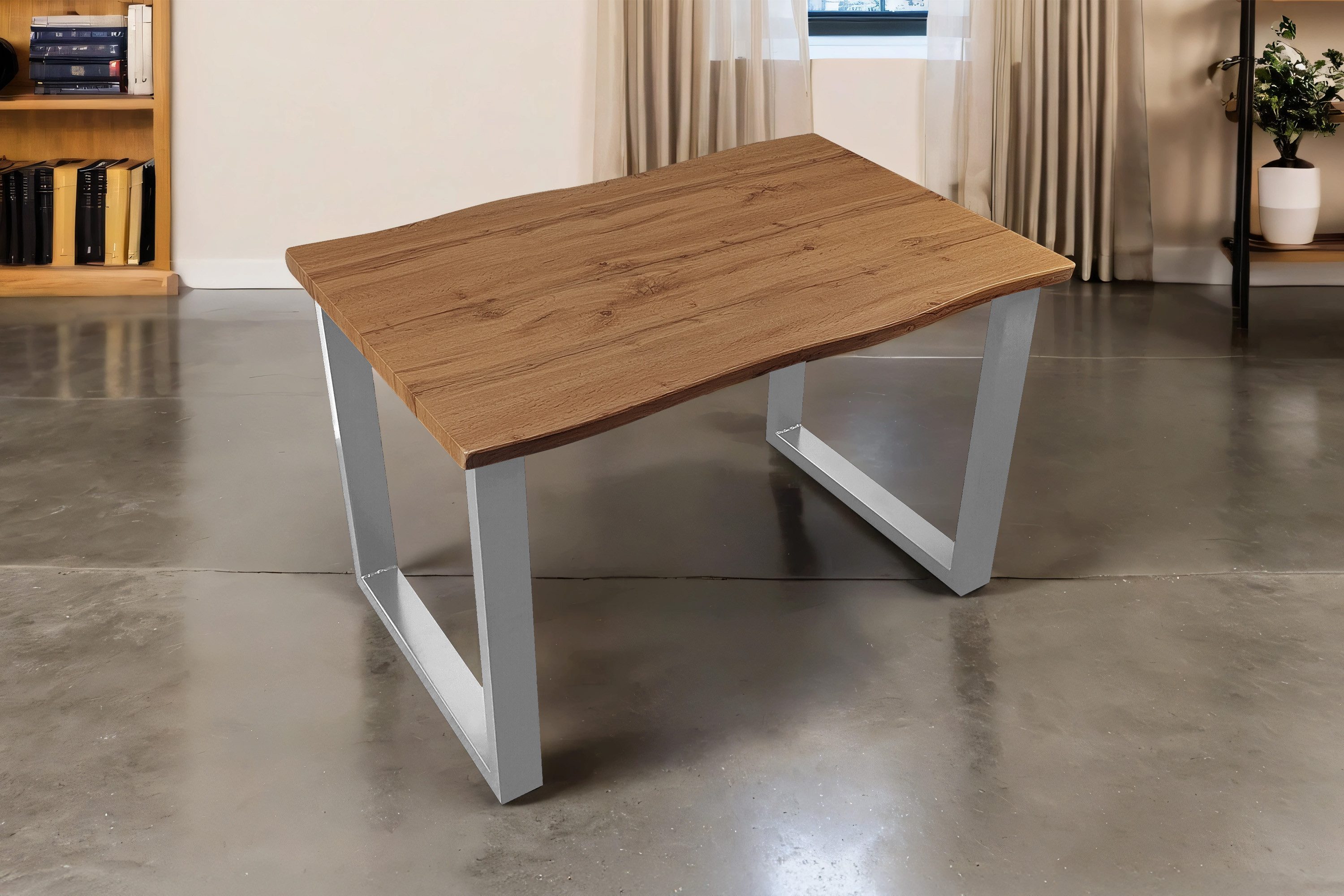 SAM® Esstisch Thora, verschiedene Holz-Optiken, U-Metallgestell, günstig online kaufen