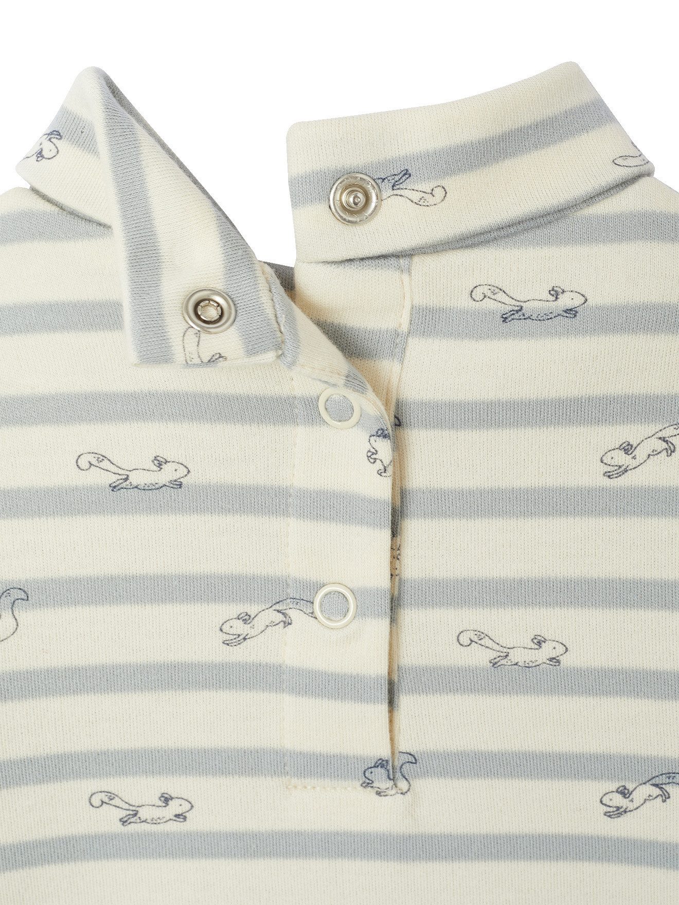 vertbaudet Langarmbody Baby Bodys aus Interlock-Jersey, Streifen und Uni 2er-Pack
