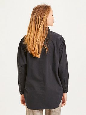 KnowledgeCotton Apparel Hemdbluse LILY Classic Volume Sleeve Shirt