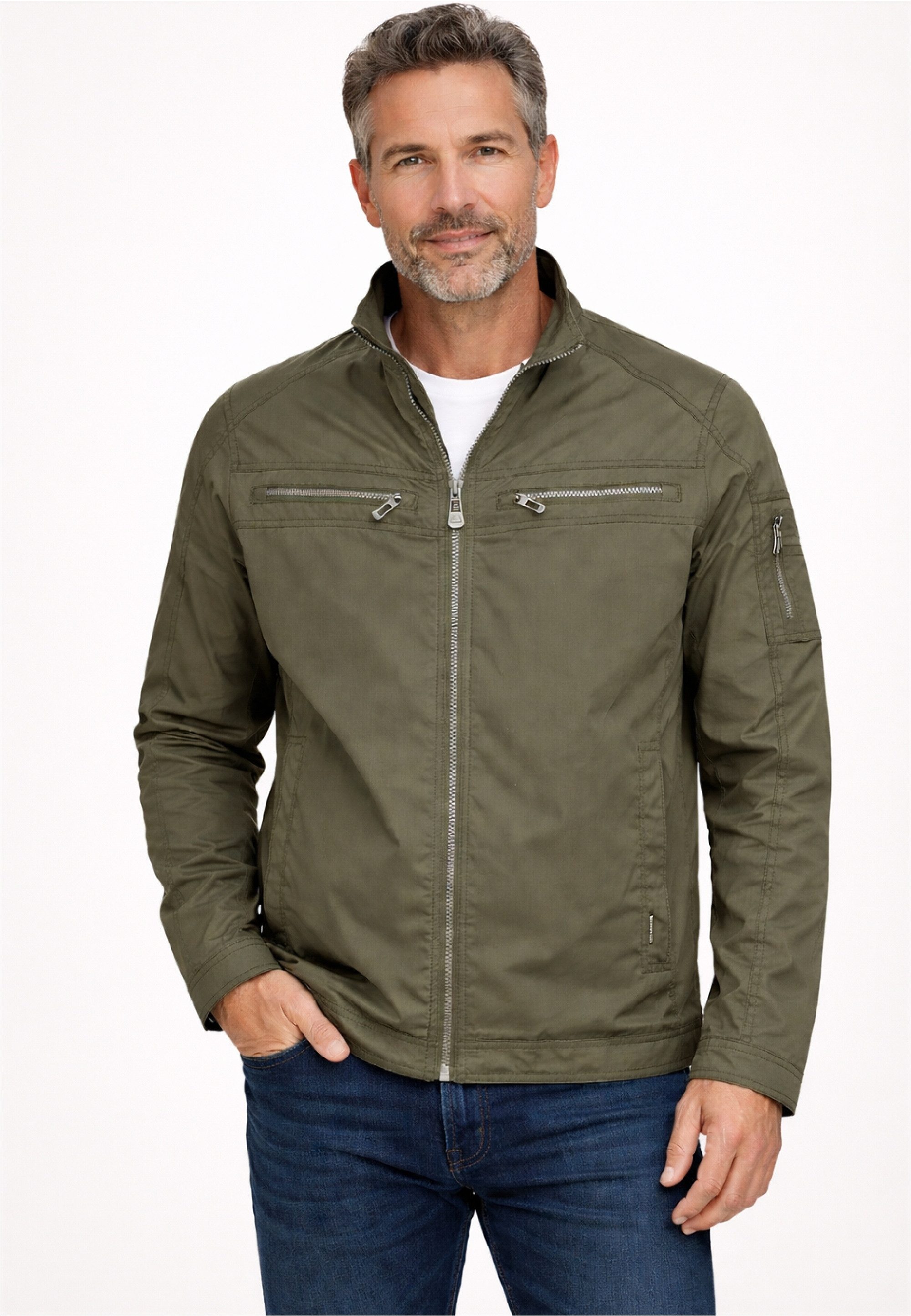 New Canadian Outdoorjacke (1-St) mit klassischem Stehkragen
