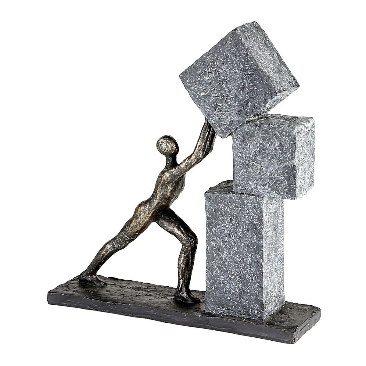 GILDE Dekoobjekt Skulptur Erfolg Stapeln Bronze günstig online kaufen