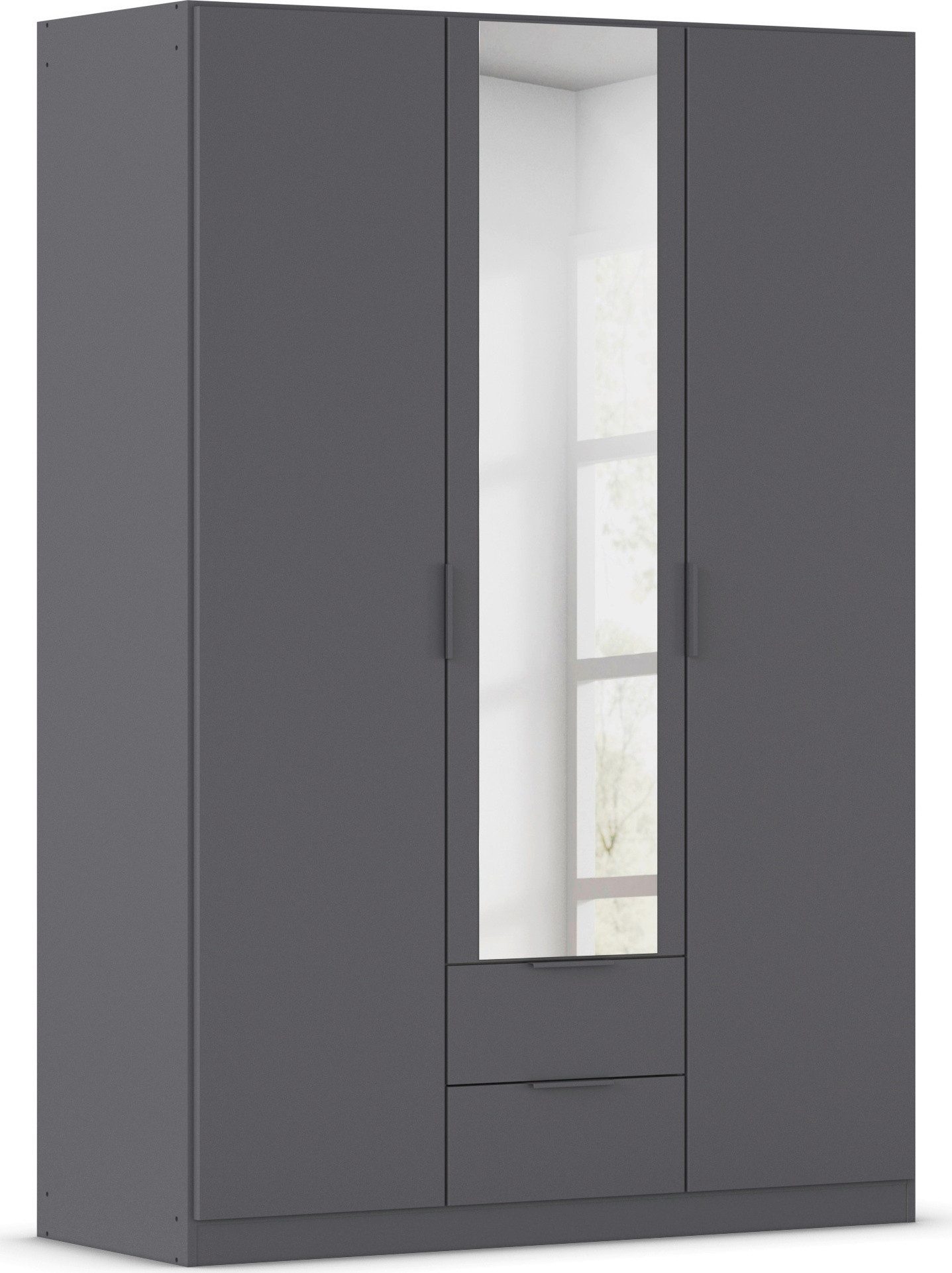 rauch Kleiderschrank Drehtürenschrank Schrank Garderobe Ankleide Schlafzimmer LAGOA (3 verschiedene Ausstattungen BASIC/CLASSIC/PREMIUM (inkl. SOFT-CLOSE) geräumige Schubladen, 3 Breiten, optional mit Aufsatz MADE IN GERMANY