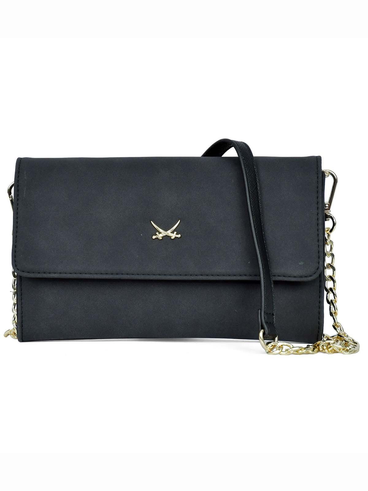 Clutch SANSIBAR-Damen Clutch 23x14x4 001-Black