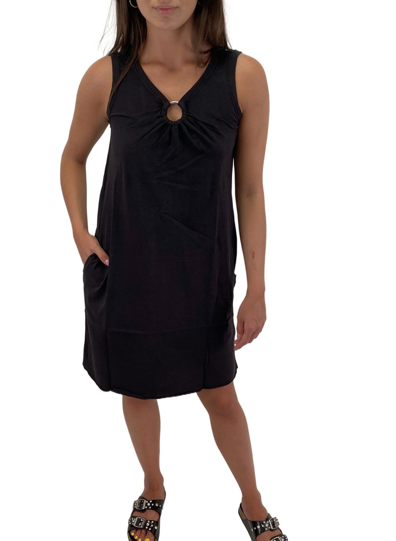 Sweatkleid Diesel D-ISBEL Abito Damen Kleid Schwarz