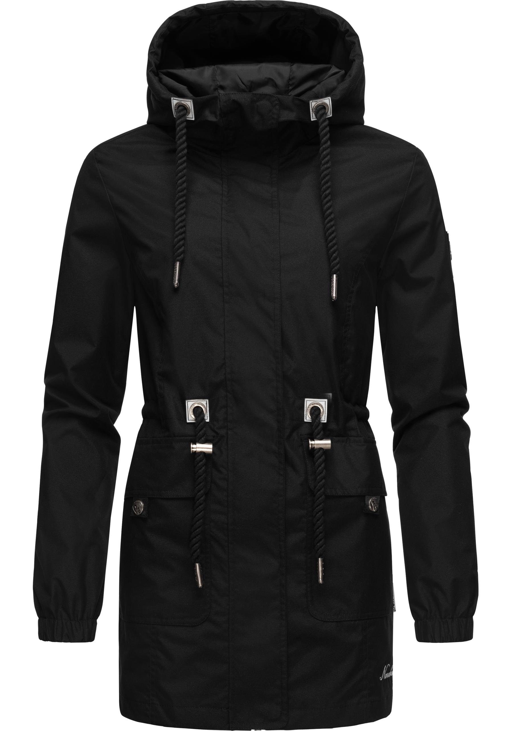 Navahoo Outdoorjacke Neophee Damen Übergangs Parka mit Kapuze
