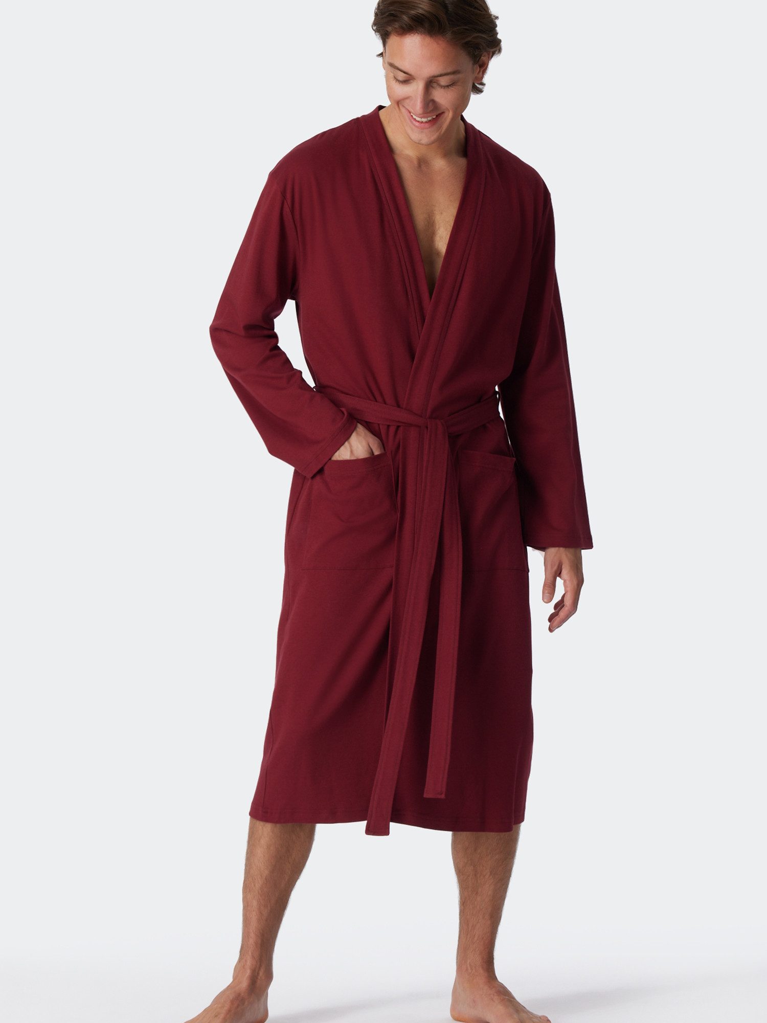 Schiesser Bademantel Elegant Kimono