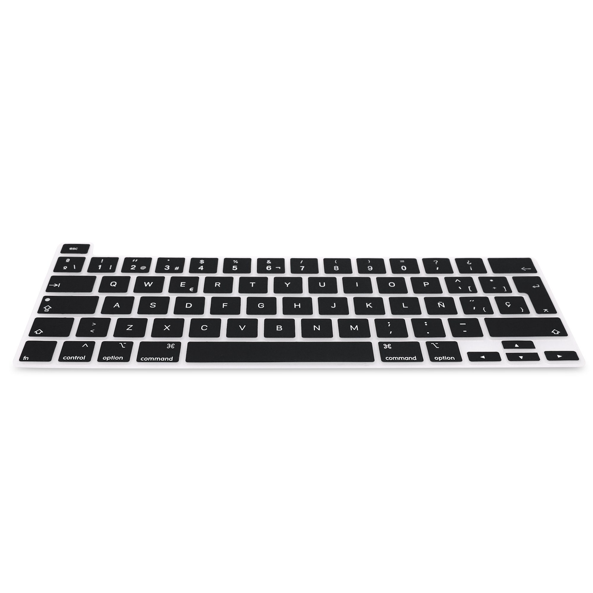 kwmobile Aufbewahrungstasche, Silikon Tastaturschutz QWERTY (Spanien) für Apple  MacBook Pro 16" (ab 2019 - A2141)