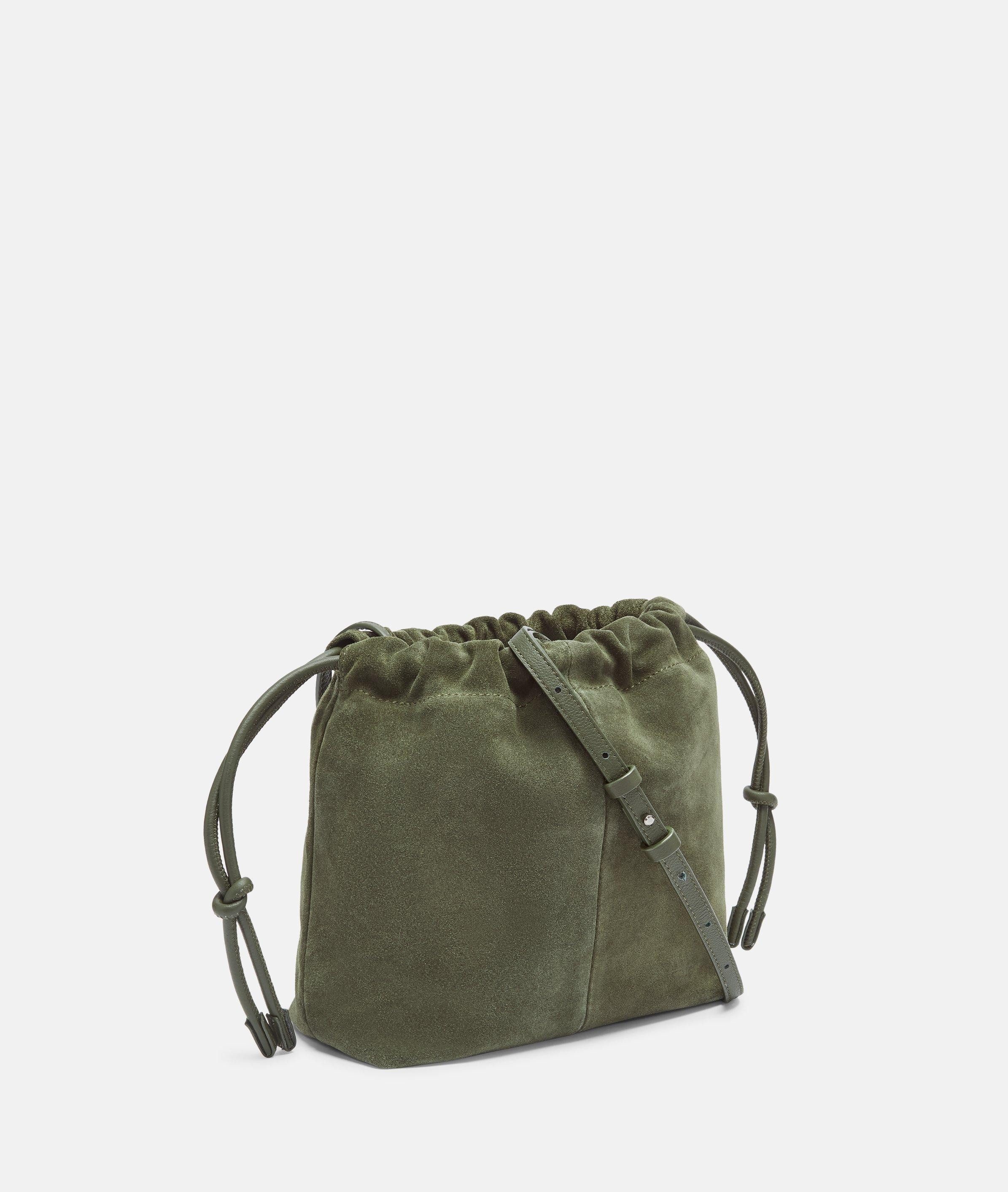 Liebeskind Berlin Schultertasche Lya Hobo S, Handliche Beuteltasche aus Veloursleder