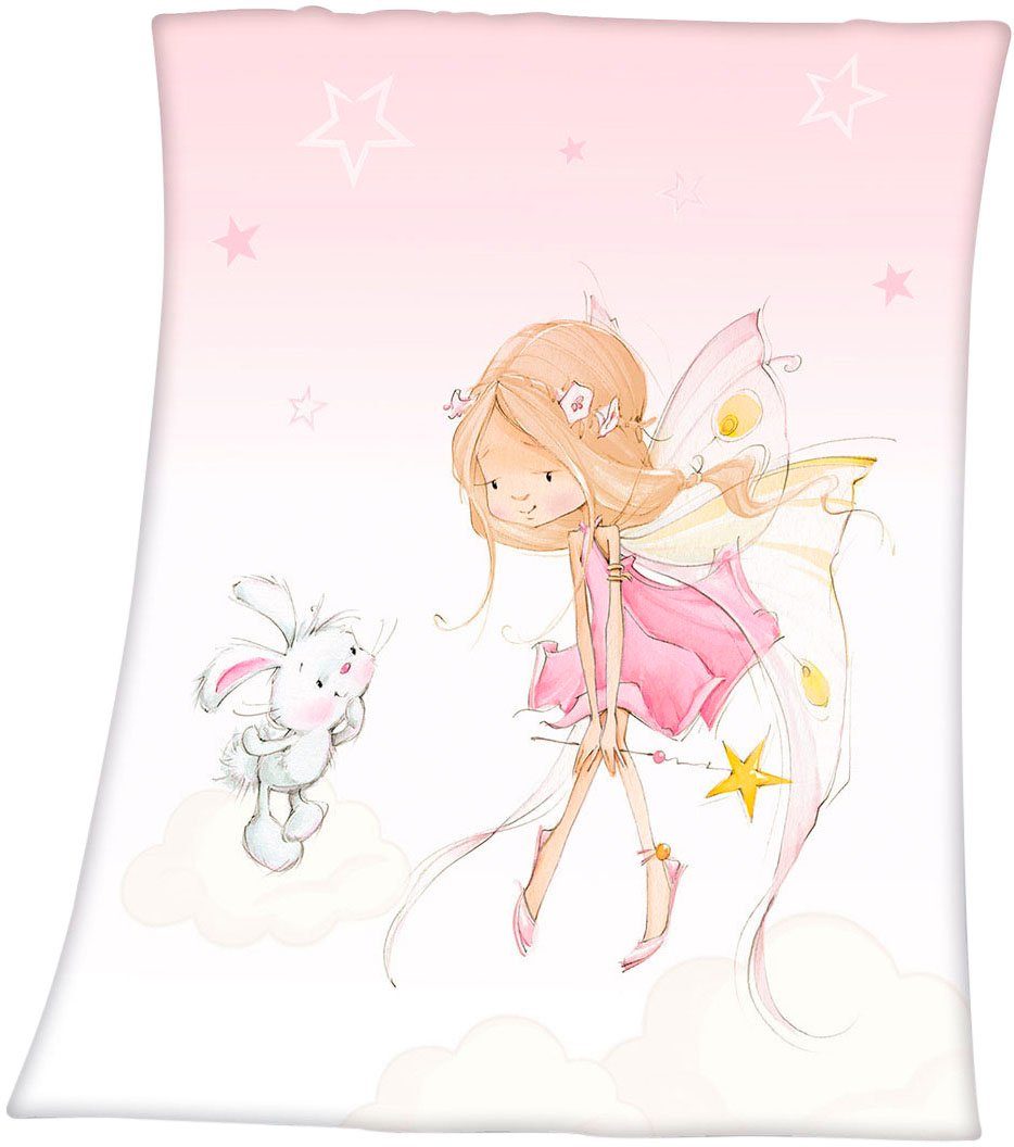 Kinderdecke Little Fairy, Herding Young Collection, liebevolles Motiv