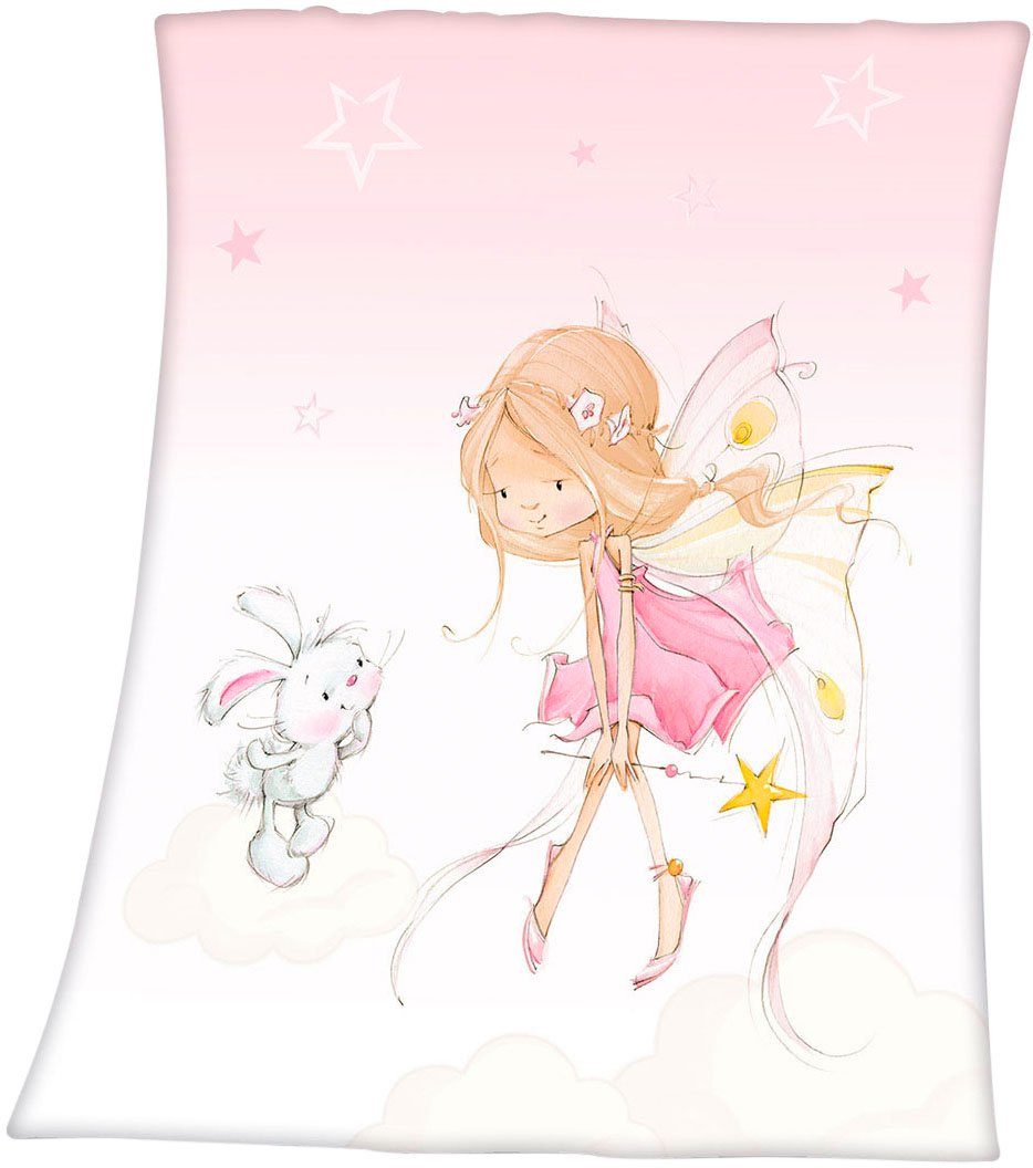 Kinderdecke Little Fairy, Herding Young Collection, liebevolles Motiv günstig online kaufen