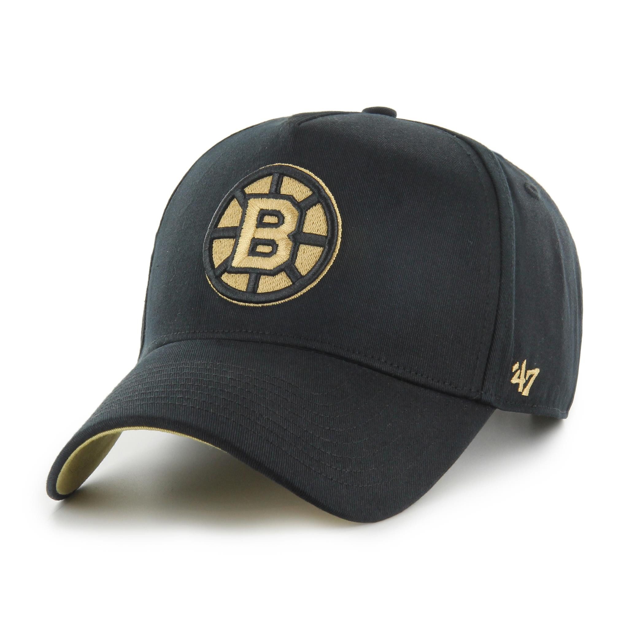 Baseball Cap '47 Brand Cap NHL Boston Bruins Sure Shot TT Cotton '47 MVP DT Black