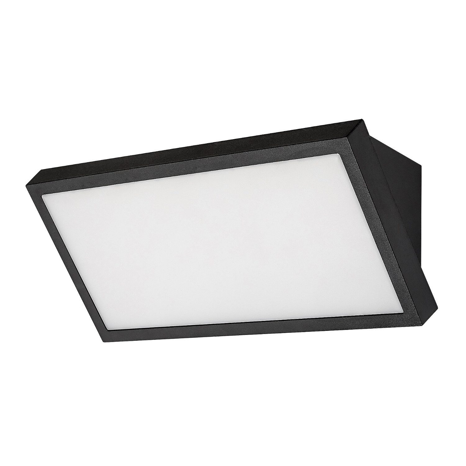 Rabalux LED Wandleuchte Rapla2 LED 18 W IP65 schwarz, Lichtfarbtemperatur einstellbar auf 2700, 4000, 6500 K