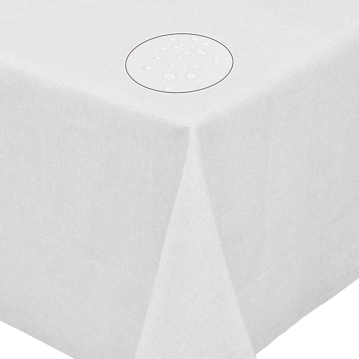 Fiora Tischdecke Lotuseffekt Tischtuch bügelfreie Tischdecke mit Fleckschutz (1-tlg), uni, fleckenabweisend