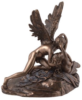 Vogler direct Gmbh Dekofigur Skulptur Amor und Psyche n.Antonio Canova - by Veronese, von Hand bronziert, LxBxH: ca. 29x17x28cm