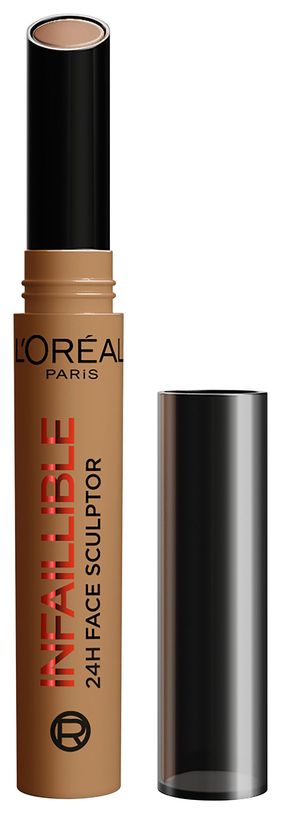 L'ORÉAL PARIS Contouring-Stick INFAILLIBLE 24H FACE SCULPTOR CONTOURING STICK, sorgt auch unterwegs für besonders schnelle Touch-ups
