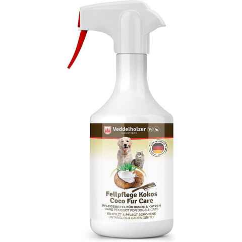 Veddelholzer Garten Fellpflege Kokos Fellpflege Hund & Katze Entfilzungsspray, Hunde Zubehör, 250ml, 250 ml, Sprühflasche