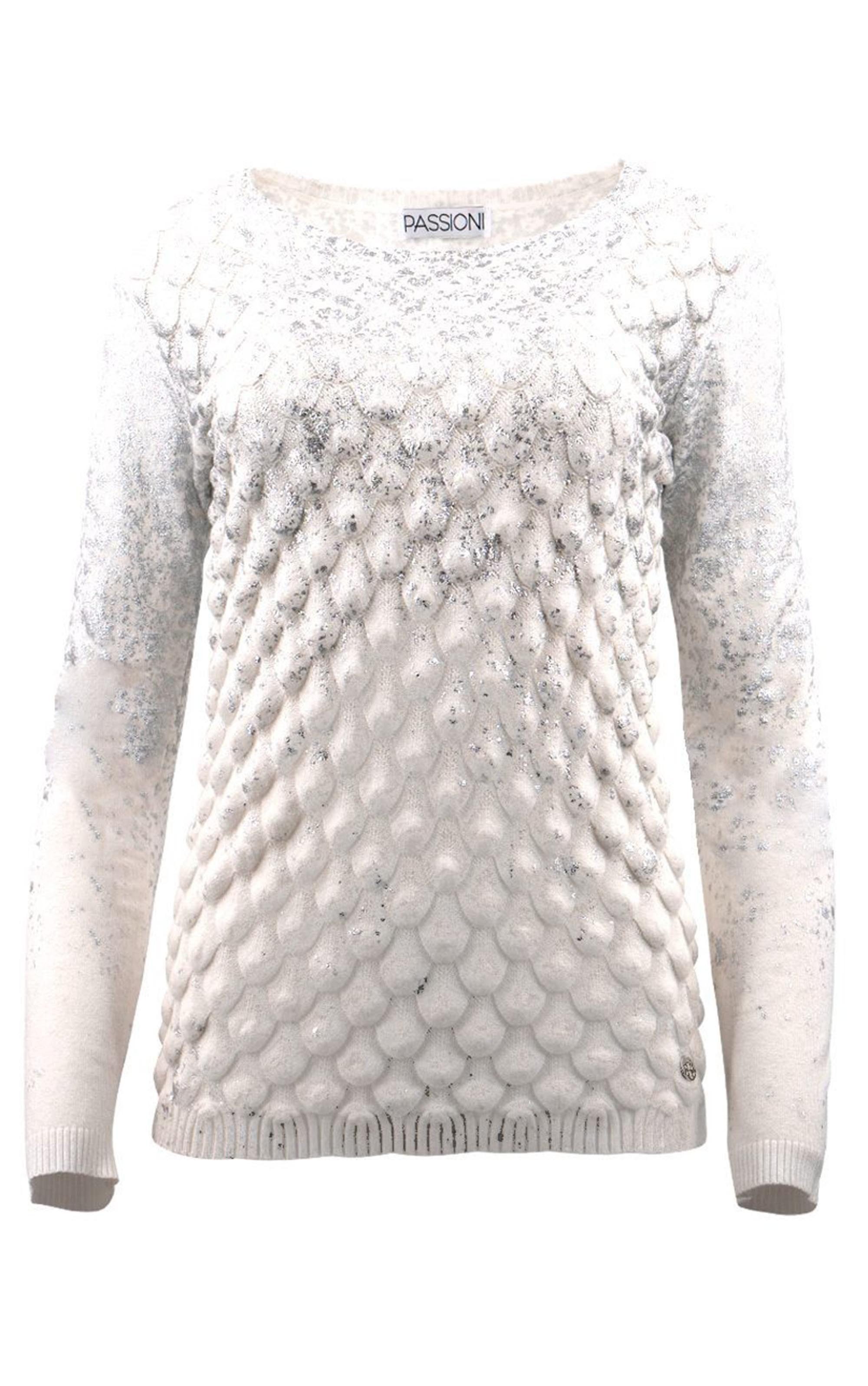 Passioni Strickpullover im modernen 3D-Strick günstig online kaufen