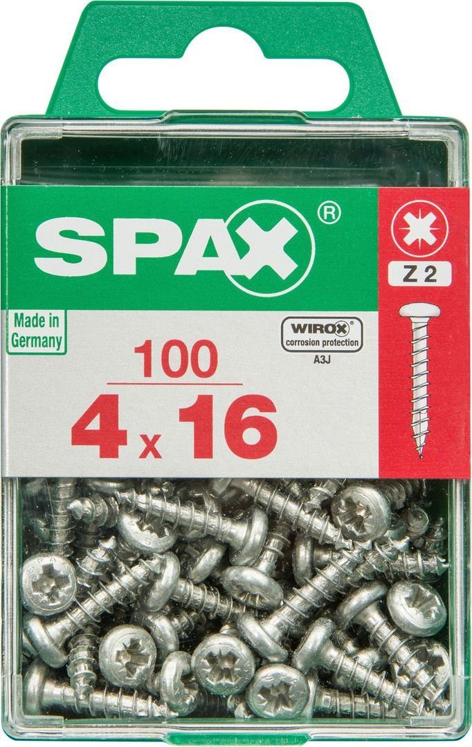 TX x 16 Spax 20 4.0 Universalschrauben Rundkopf Holzbauschraube SPAX mm