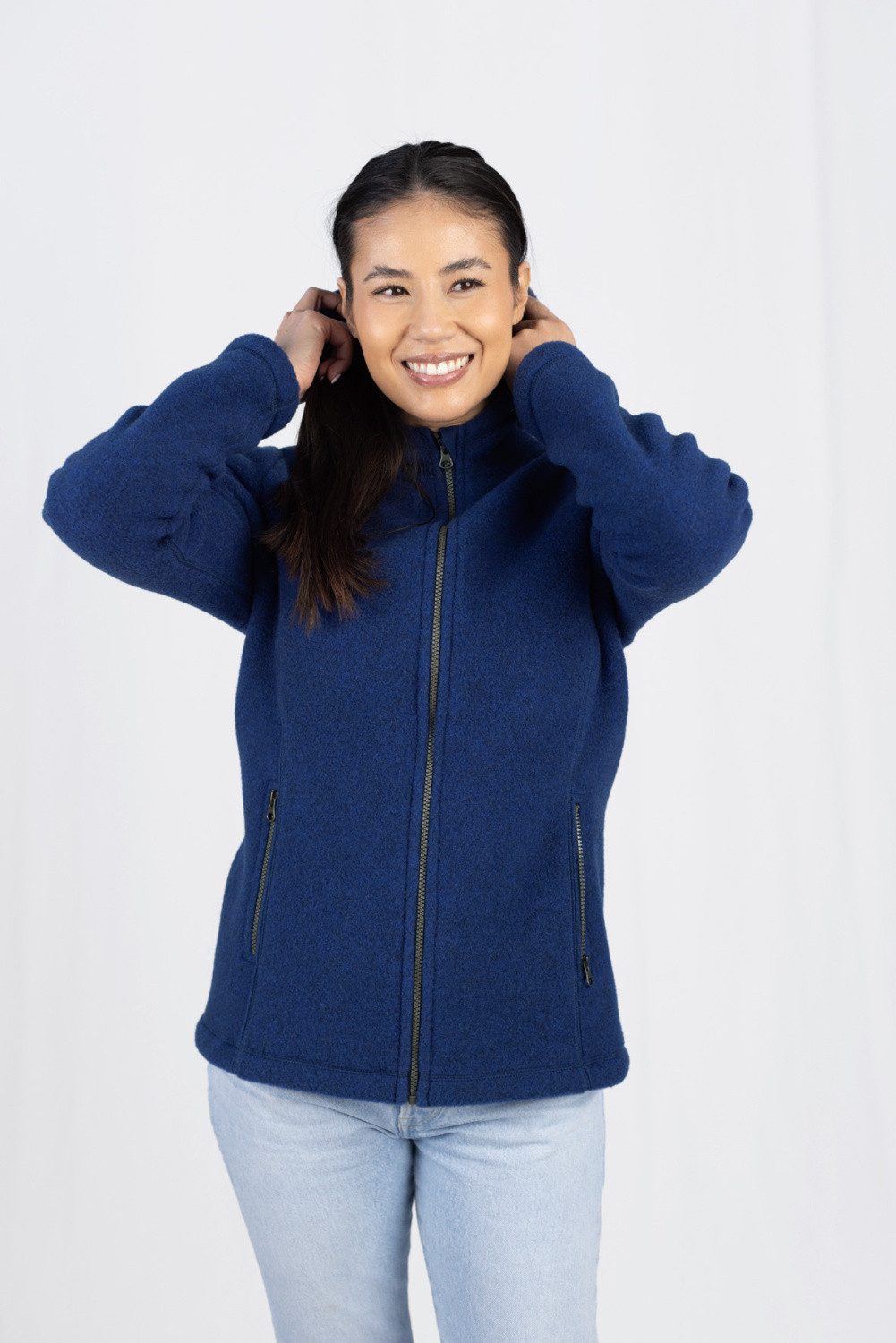 Engel Naturkleidung Kapuzenfleecejacke