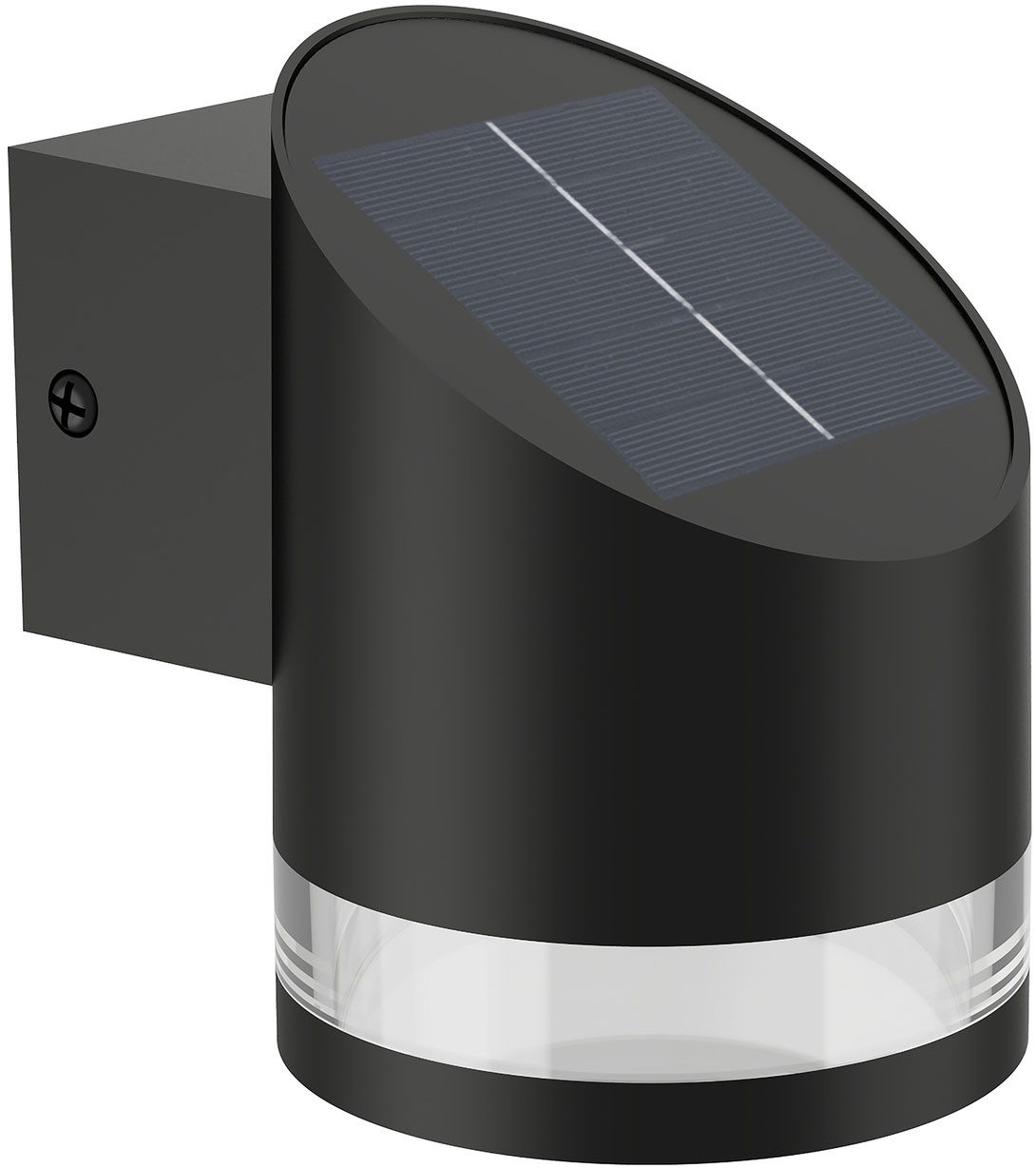 Philips Hue LED Außen-Wandleuchte Outdoor Solar Fyve Wandleuchte Tageslichtsensor, Tageslichtsensor, LED fest integriert