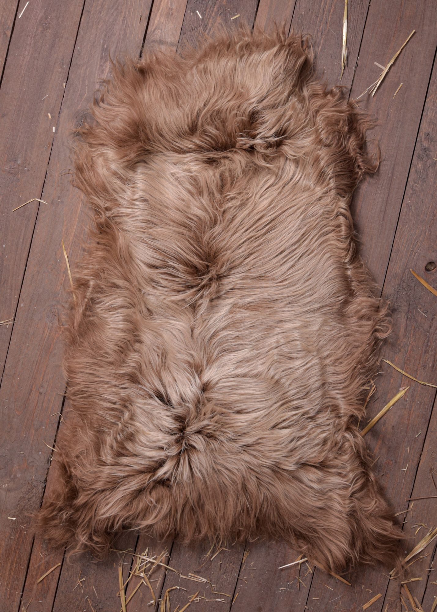 Ritter-Kostüm Nordlandschnuckenfell, braun, ca. 115 cm