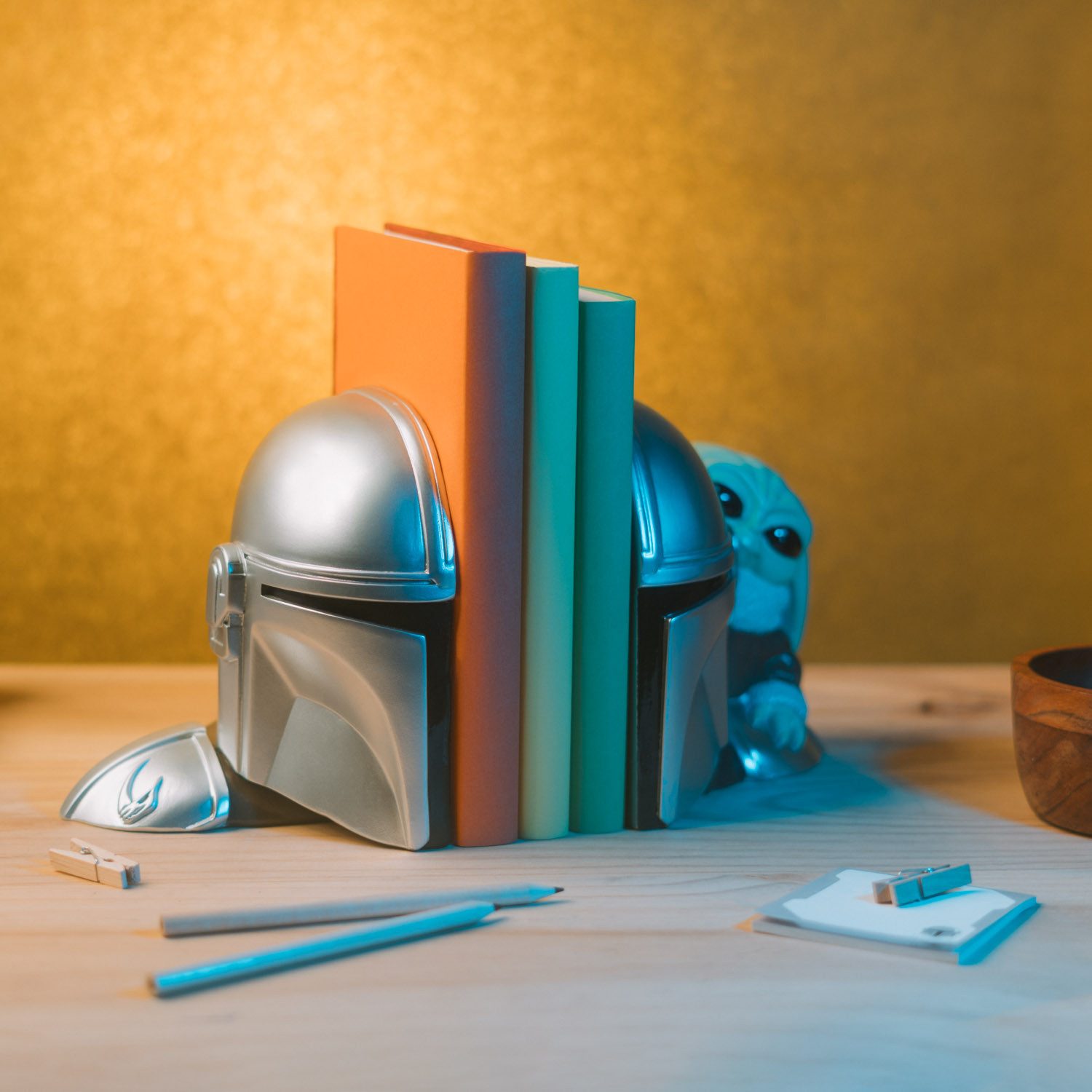 Grupo Erik Buchstütze Star Wars The Mandalorian Grogu Buchstützen (Set, 2)