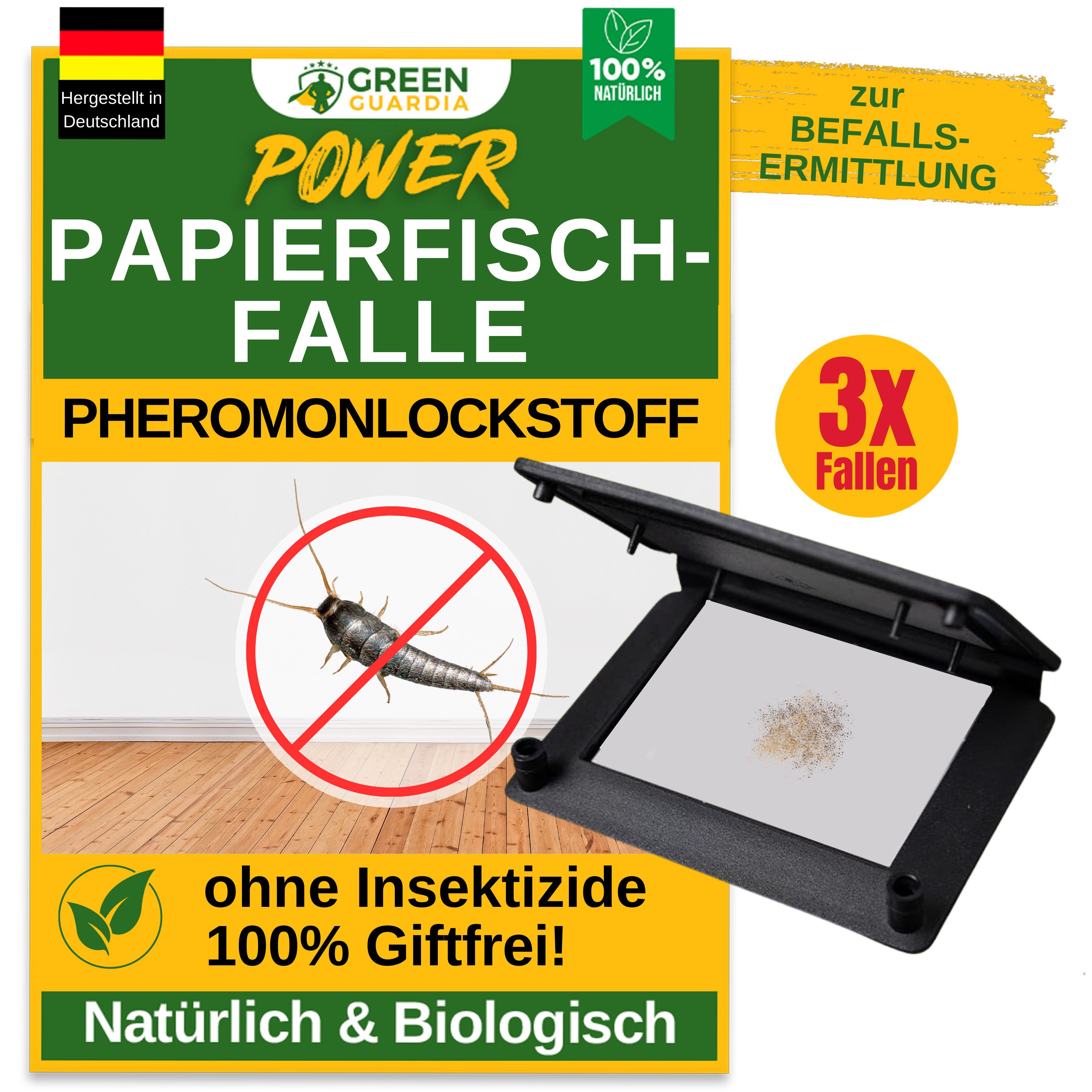Insektenvernichter Papierfischfalle mit Pheromon-Lockstoff - insektizidfrei