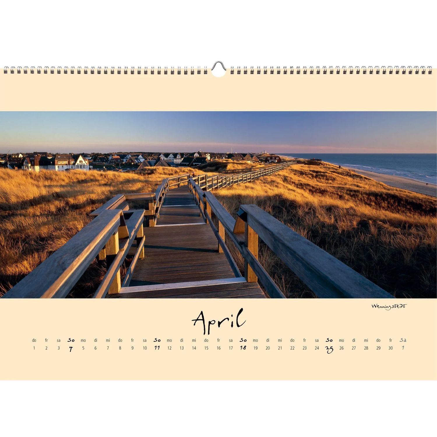 Panoramakalender Sylt-die Insel 2027 Panoramakalender – Bild 5 von 5