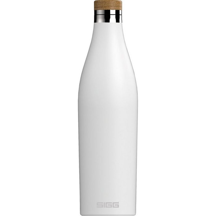 Sigg Trinkflasche Edelstahl-Trinkflasche DOUBLE WALL White 700 ml Drehverschluss