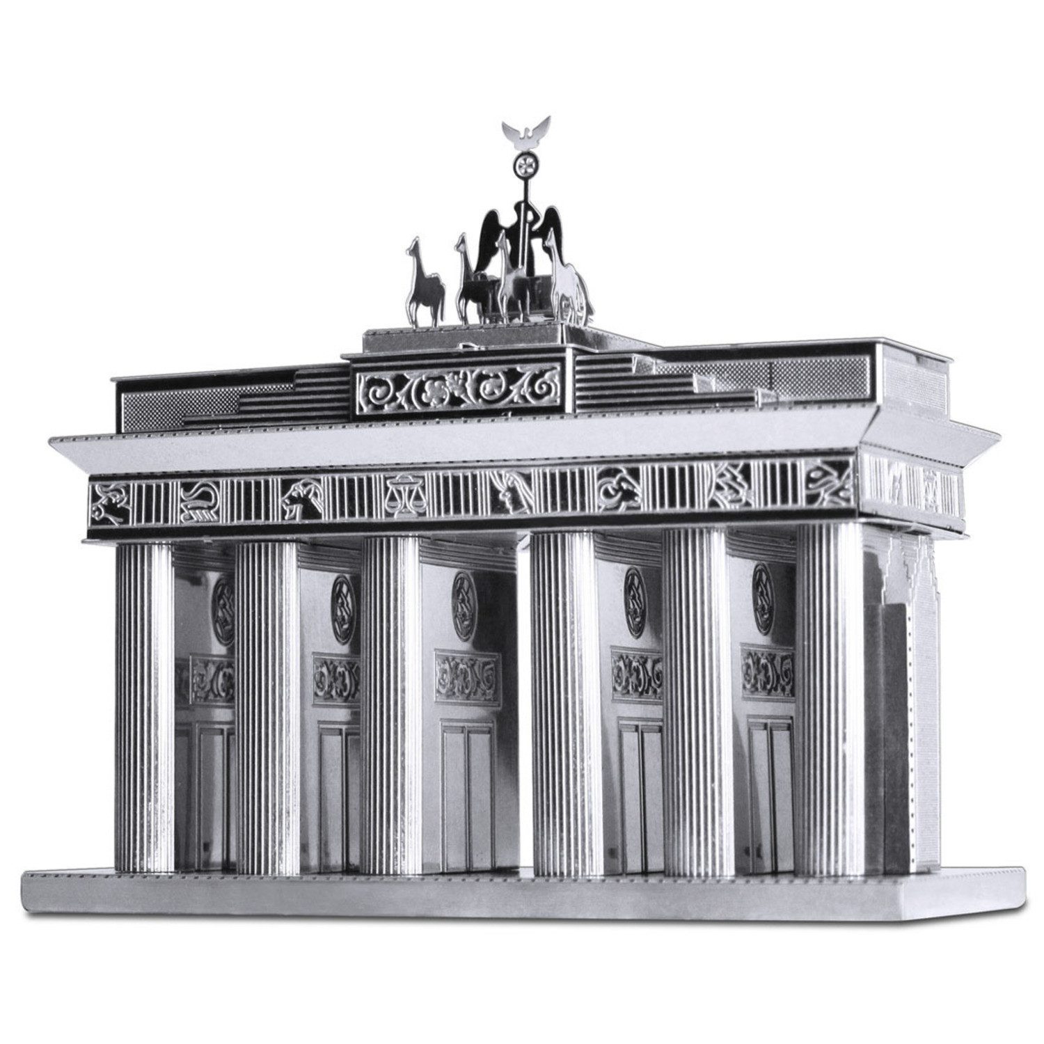 Invento Modellbausatz Brandenburger Tor 3D Modellbausatz aus Metall