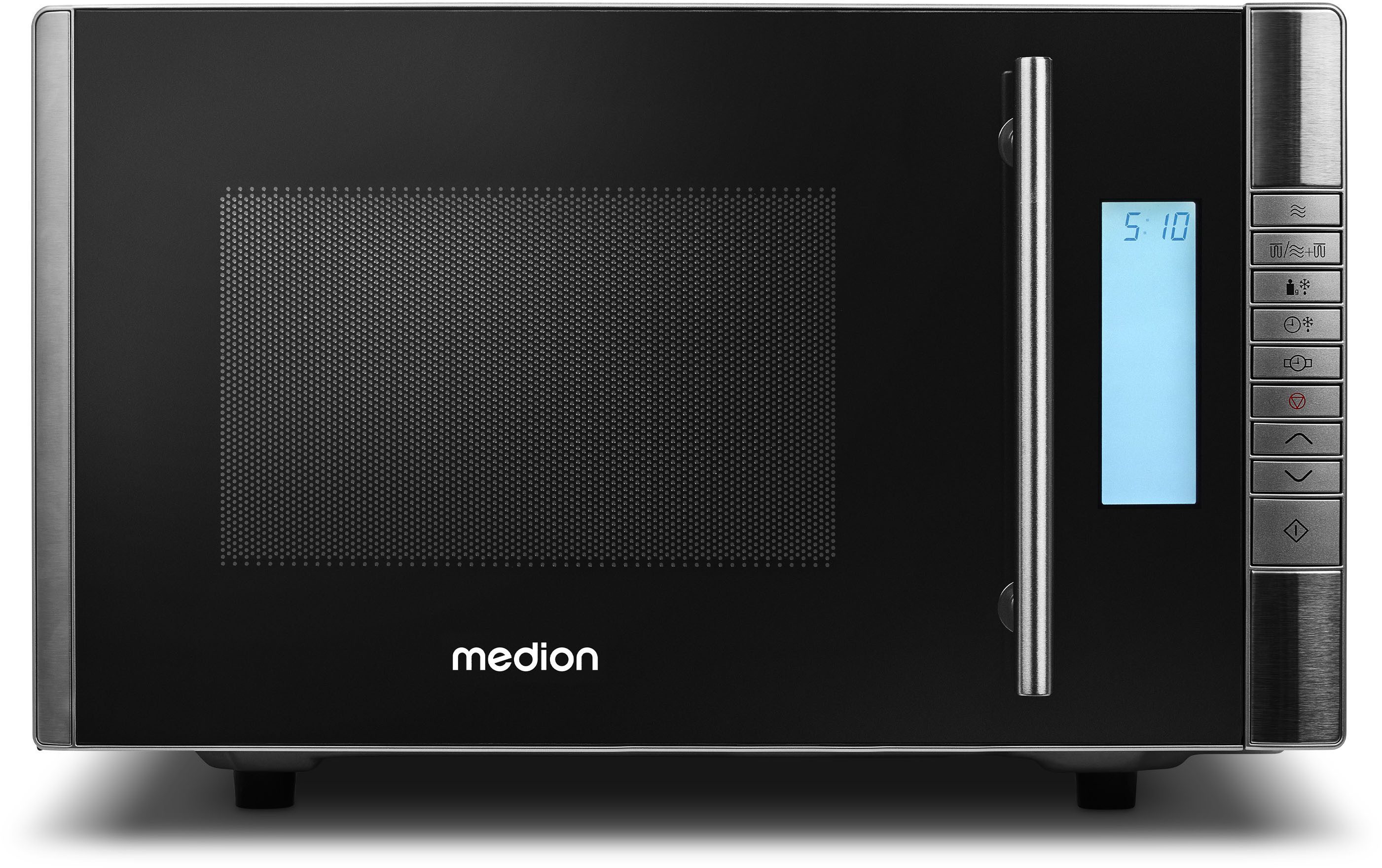 Medion® Mikrowelle MD 14482, Grill, Mikrowelle, 20 l, 5 Leistungsstufen, 8 Automatikprogramme, Auftaufunktion