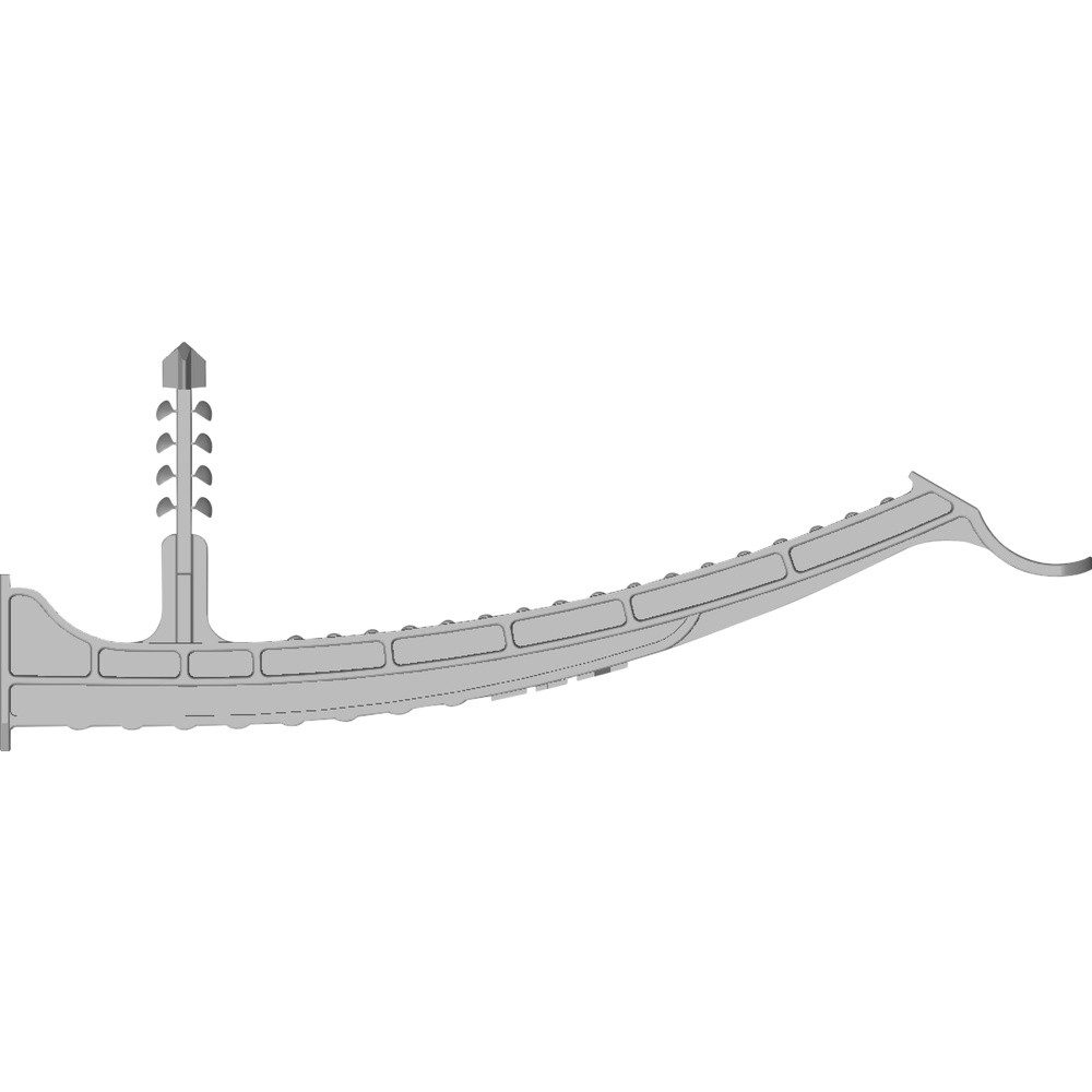 Kabelverbinder-Sortiment N & L Klemmbügel 100mm Befestigungselement steckbar 540STN für Steck